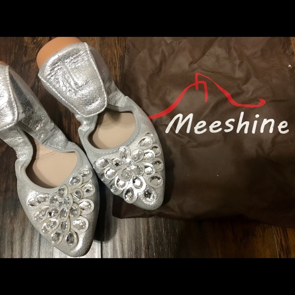 Silver jewel ballot flats